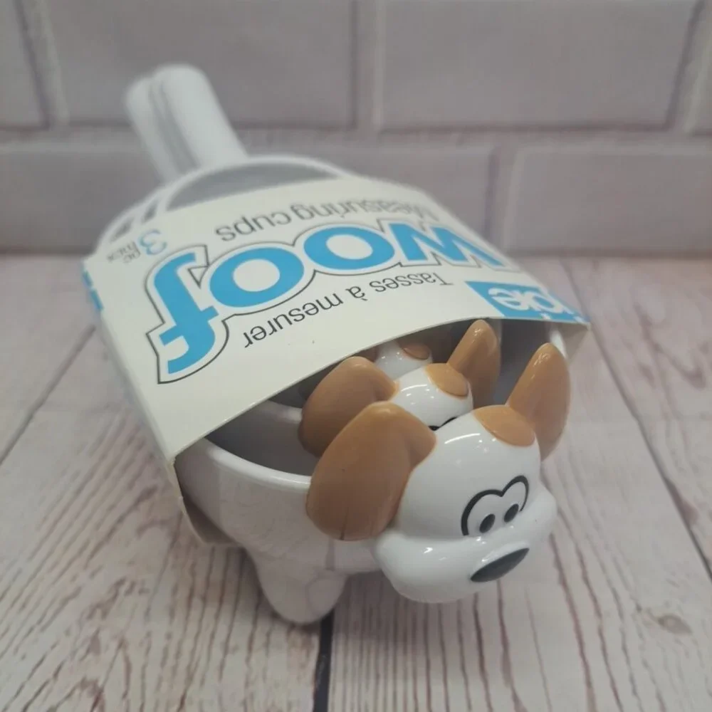 Dog Measuring Cups Stackable 3pc By JOIE NEW